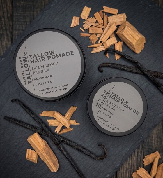 Sandalwood Vanilla Hair Pomade 2 oz